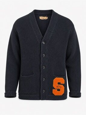 🎉BOGO 1/2 Vintage Shaker Stitch Cardigan football prep